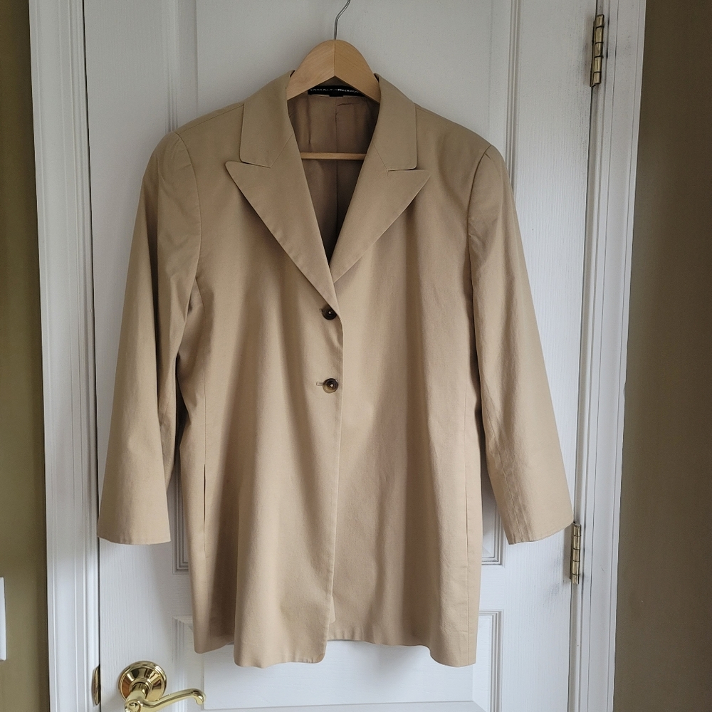 Linda Allard / Ellen Tracy camel light jacket
